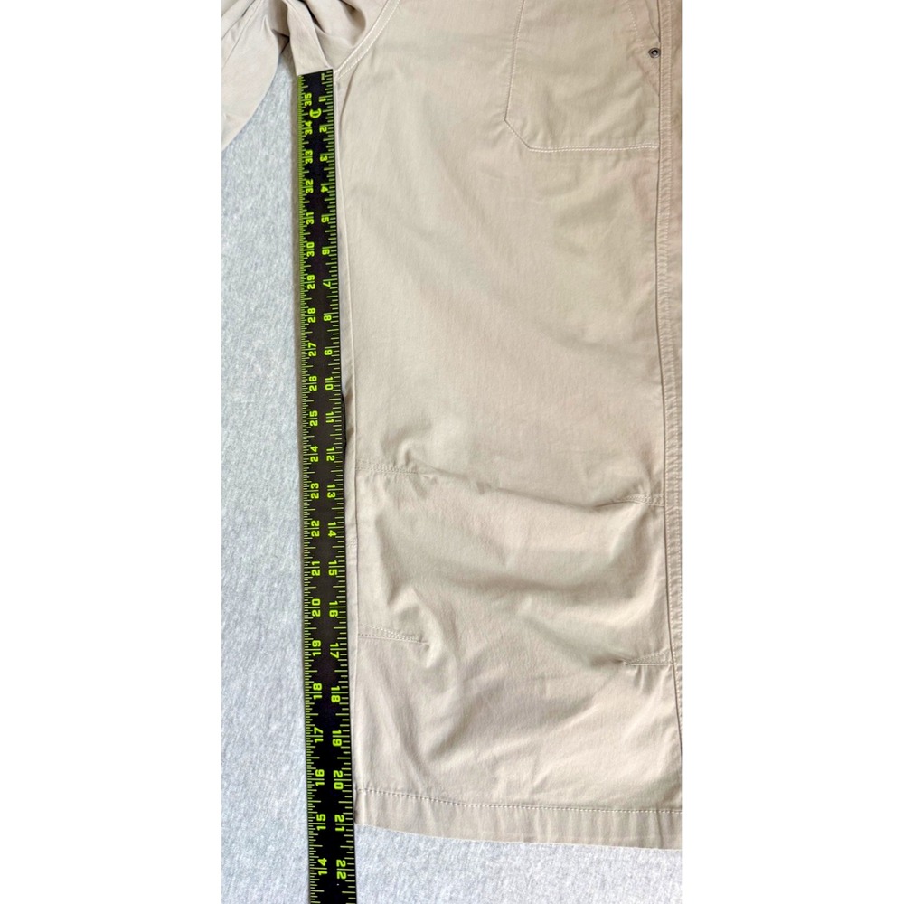 KÜHL Born in the Mountains Capri Pants Size 12 Khaki Style #6215 - Picture 14 of 16